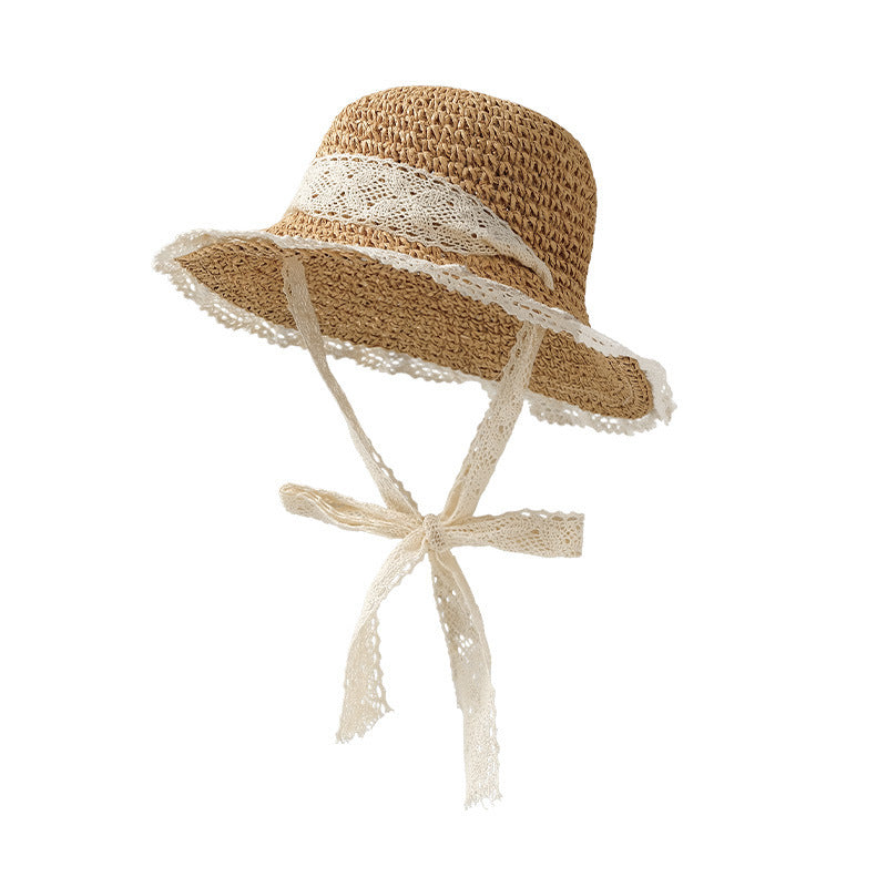Handcrafted Lace Straw Hat