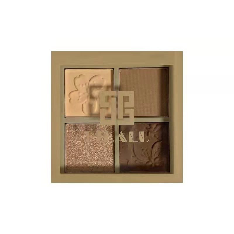 Paleta de sombras de ojos de cuatro colores Peach Blossom 