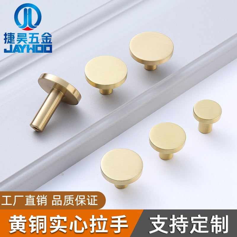 Brass cabinet handle