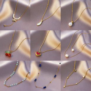 Vintage Guochao Phoenix Pillar Necklace