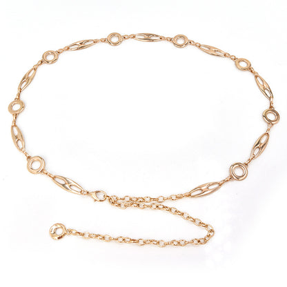 Pearl Ladies Metal Fine Waist Chain