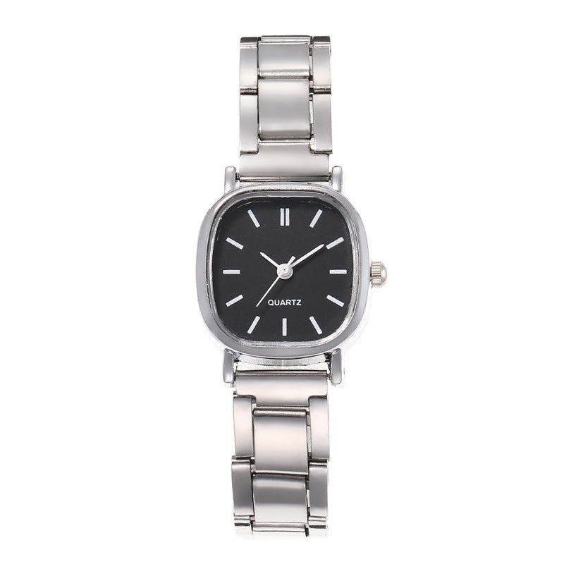 Reloj de cuarzo vintage cuadrado pequeño para mujer 