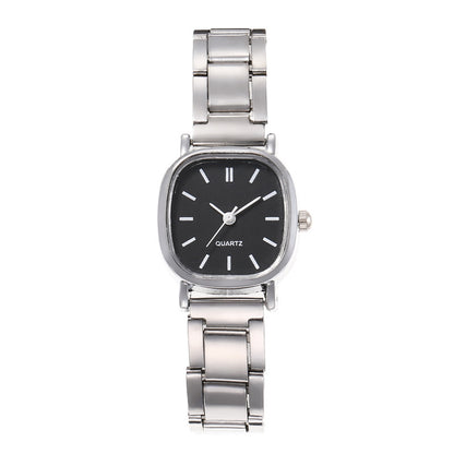 Reloj de cuarzo vintage cuadrado pequeño para mujer 