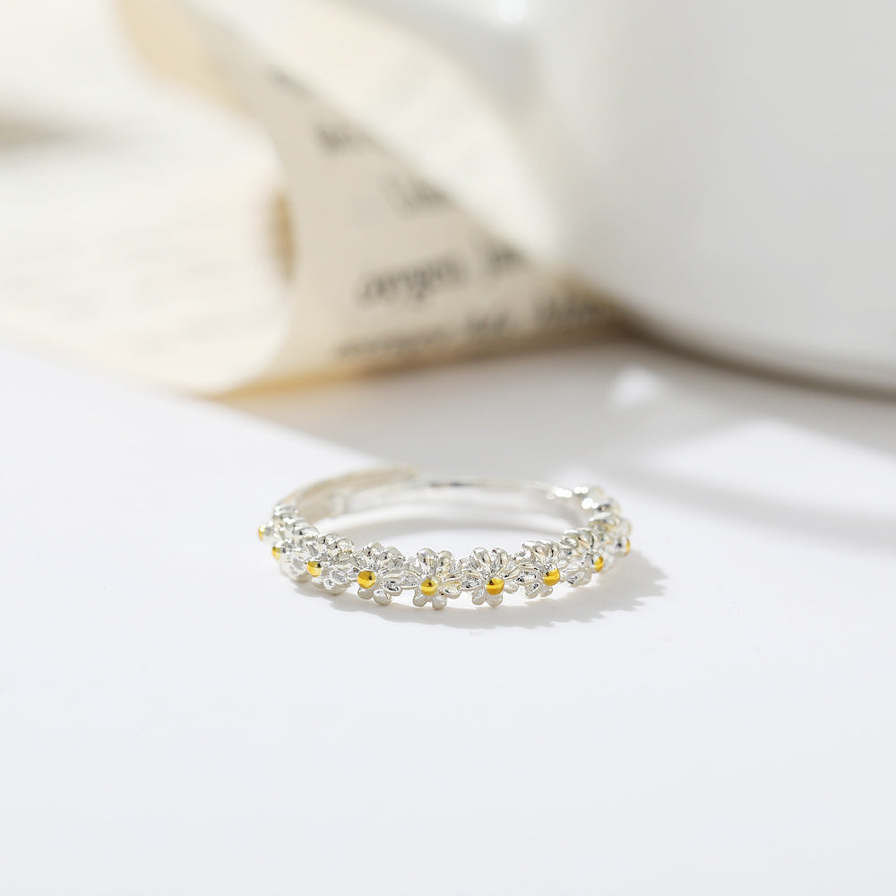 Small Daisy Open Ring