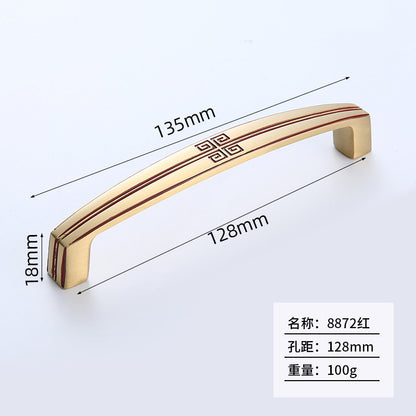 Cabinet door new Chinese brass handle