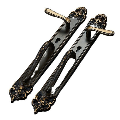 Brass door lock door lock handle