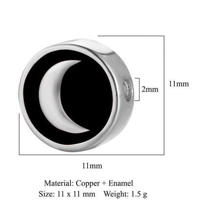 Cross Bergamot Copper Zircon Beads Spacer Beads