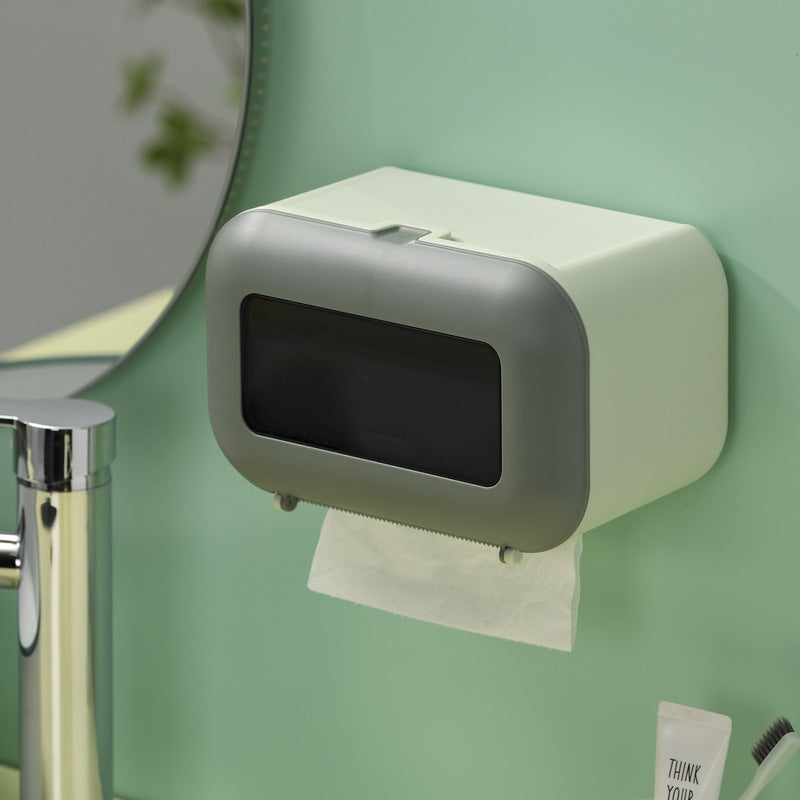Wall-Mounted Tissue Box, No-Punch