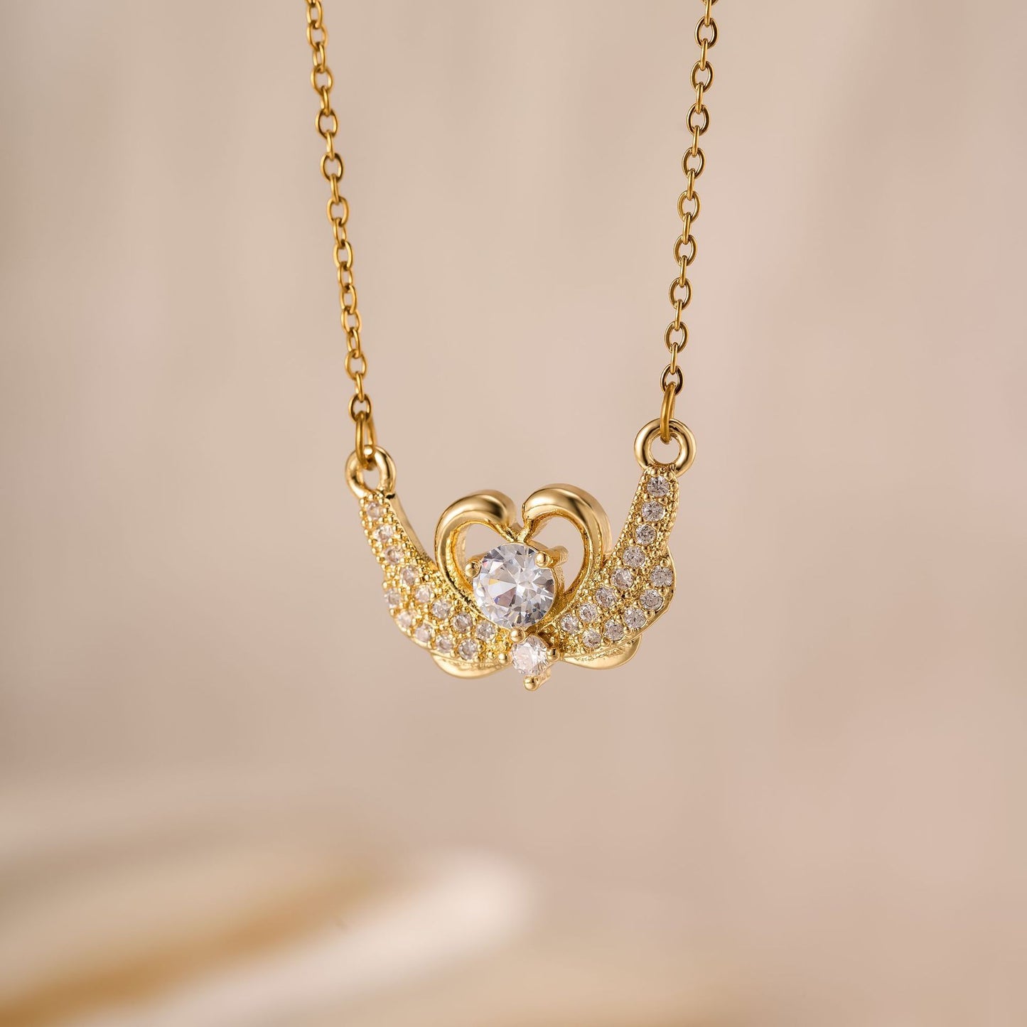 Flower Bell Pendant Necklace