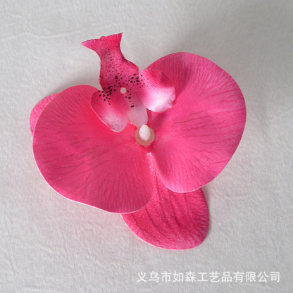 Cabeza de flor de orquídea mariposa de laminación 3D de simulación 