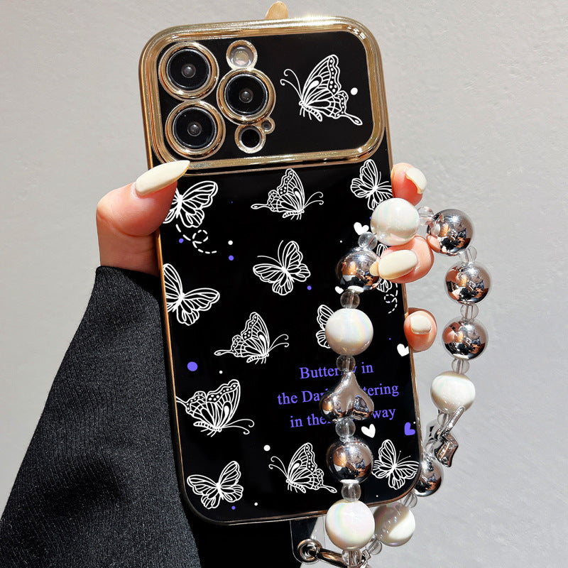 Apple 15 Pro Plated Window Butterfly Galaxy iPhone XR/13 Bracelet