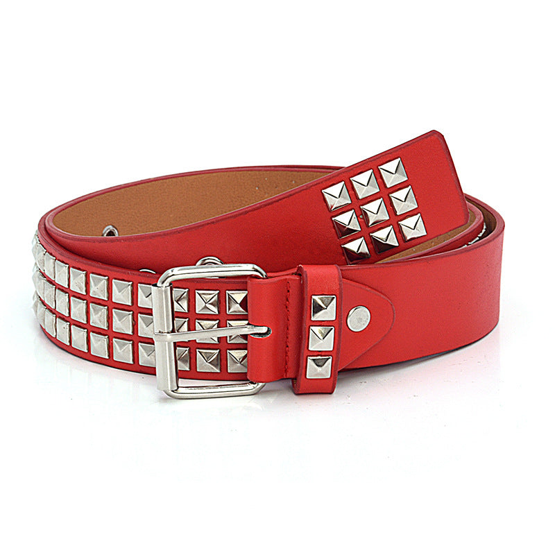 European and American version of pin buckle belt fashion