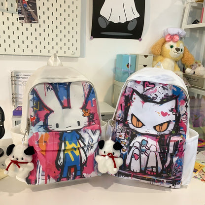 Graffiti comic school bag, backpack