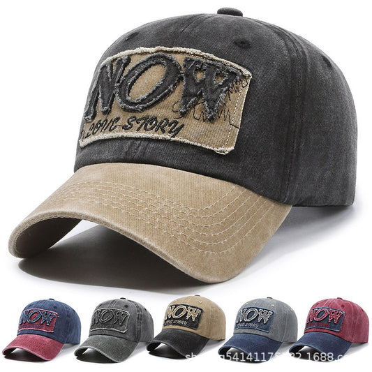 Vintage Washed Denim Baseball Cap
