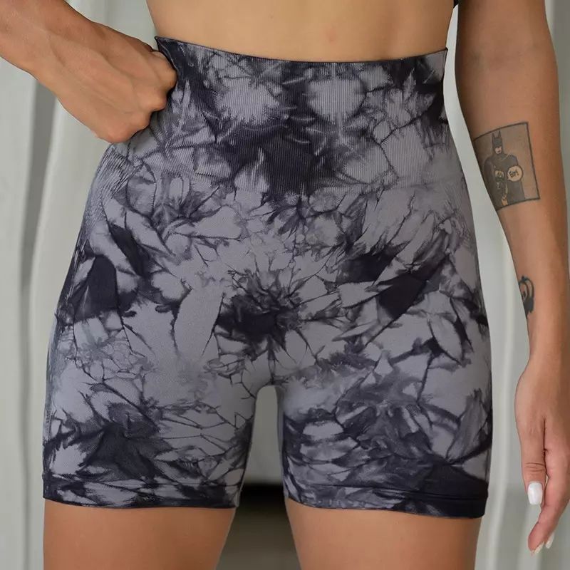 Leggings deportivos tie-dye sin costuras 