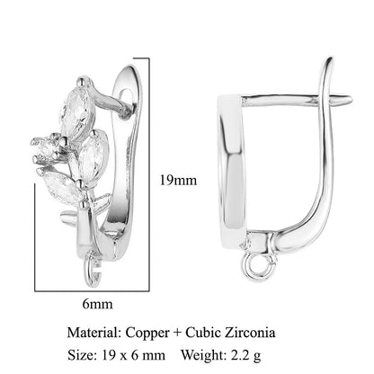 Round shell women's ear buckle