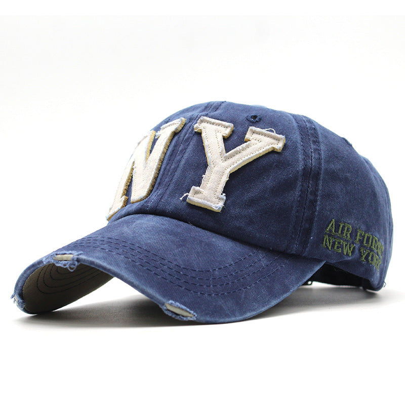 Gorra de béisbol lavada en primavera 