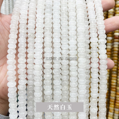 6 * 4Mm natural stone crystal abacus beads loose beads