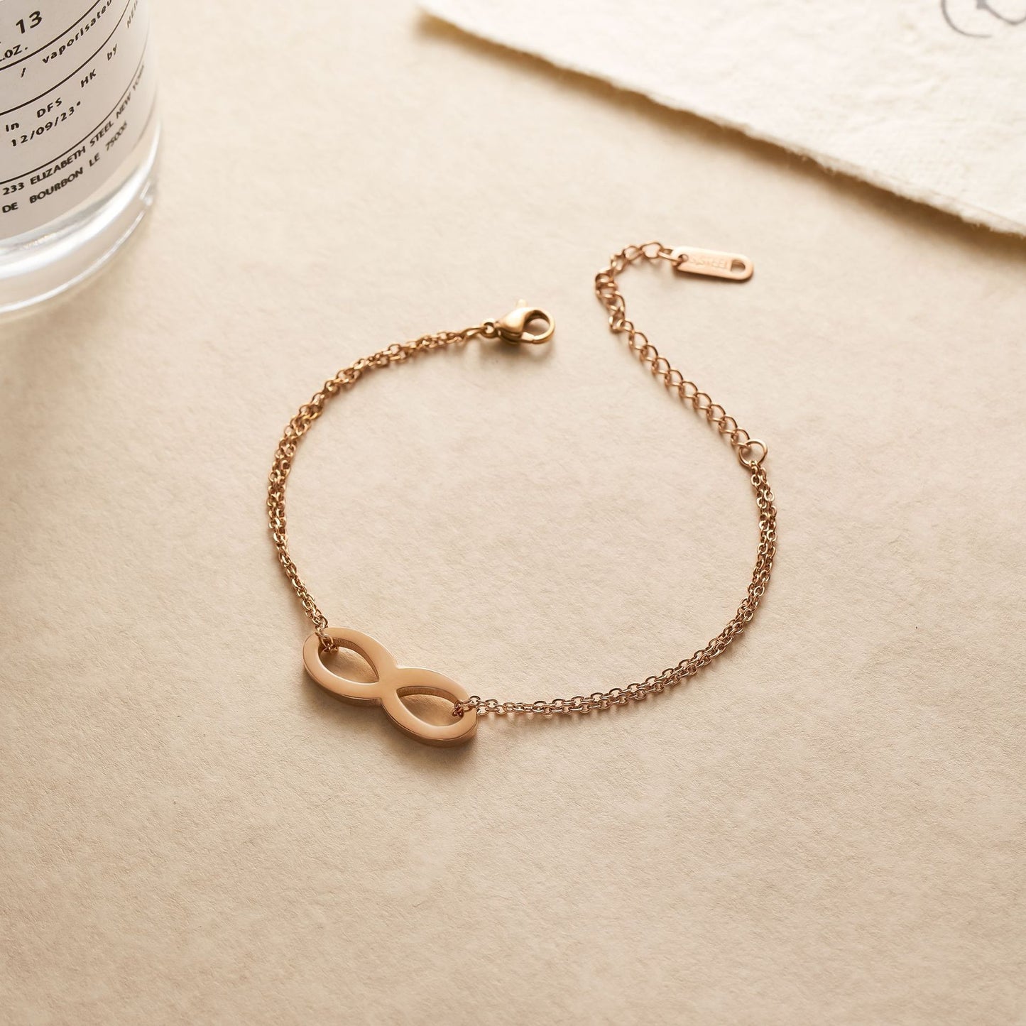 Titanium Steel Infinite Double-Layer Bracelet