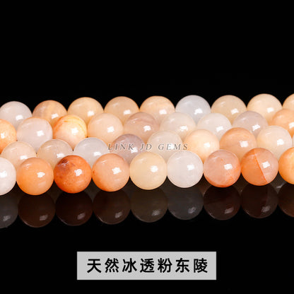 Green jade beads round beads wholesale work in progress