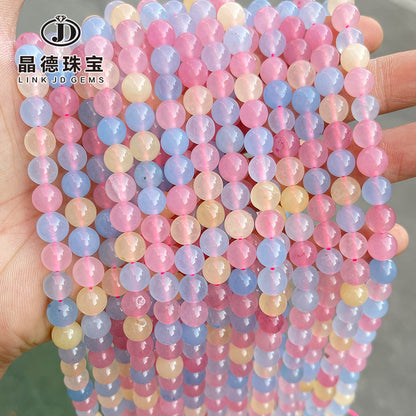 Colorful Morgan Chalcedony Loose Beads
