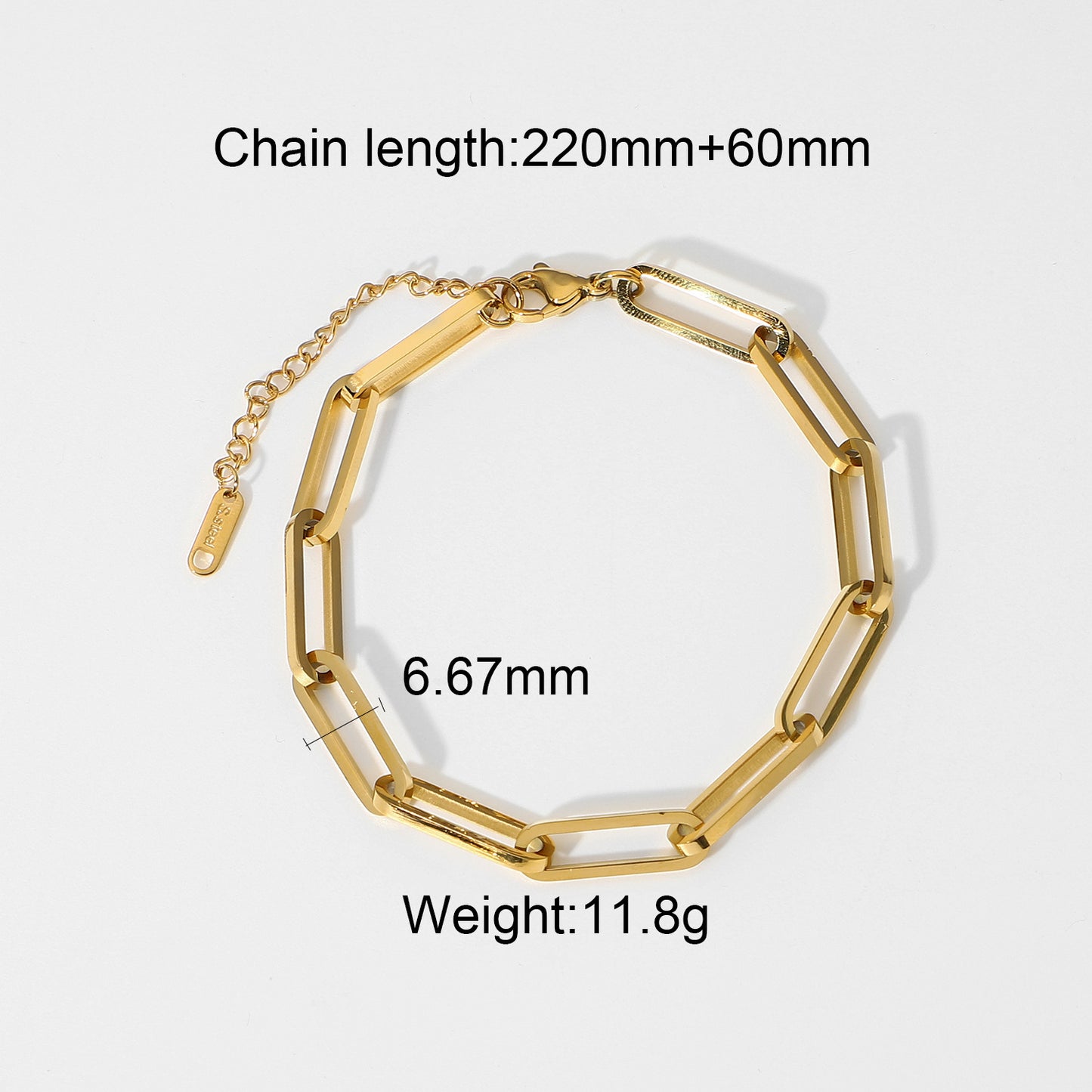 Stainless Steel Cuban Bracelet
