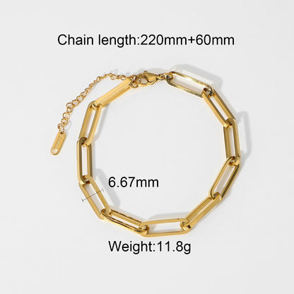 Stainless Steel Cuban Bracelet