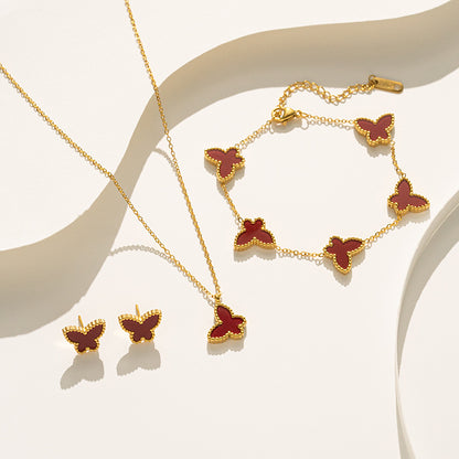 Butterfly Titanium Steel Bracelet - Trendy & Versatile Design