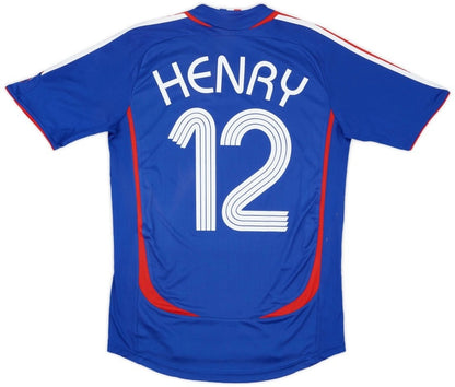 82-06 France Home Away Zidane Henry Retro Long Short Sleeve Mbapp¨¦ Jersey