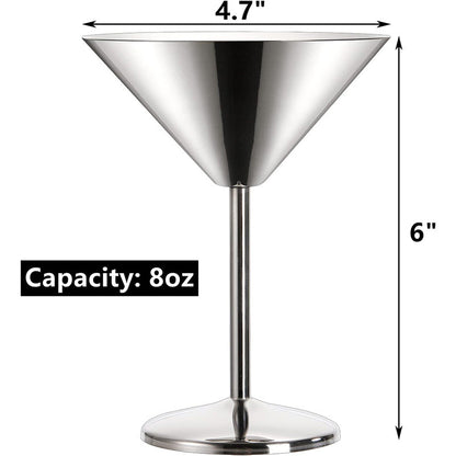 304 Stainless Steel Martini Cup