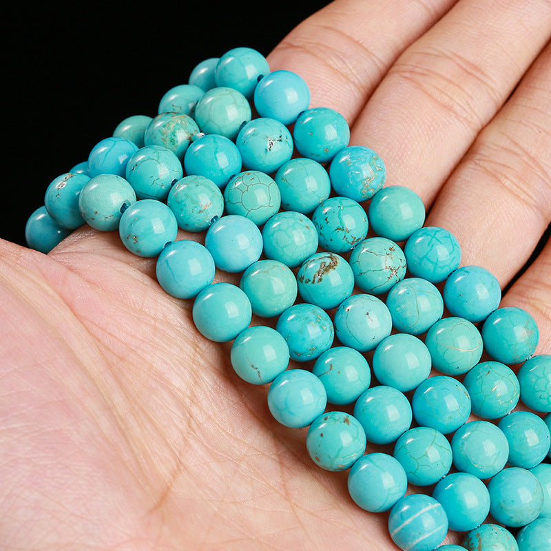Turquoise loose beads blue turquoise beads wholesale