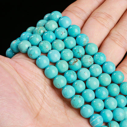 Turquoise loose beads blue turquoise beads wholesale