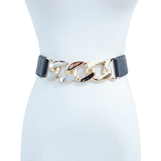 Elastic elastic band slim ring buckle waist seal