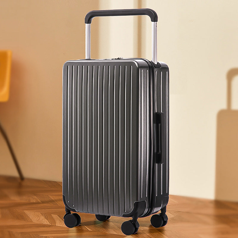 Handheld wide trolley suitcase