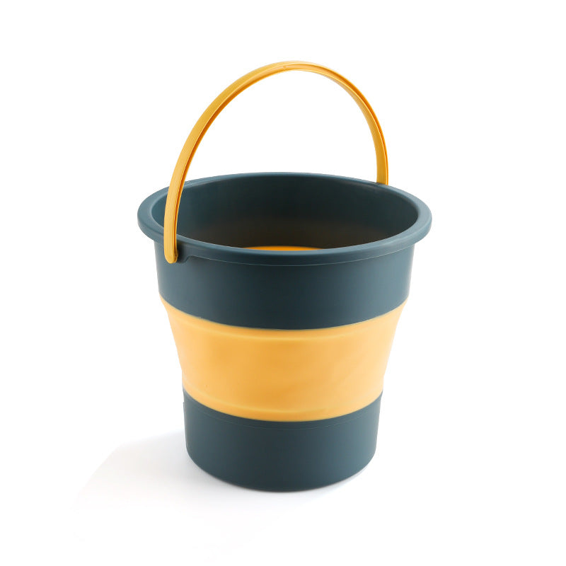Folding Bucket Expandable Portable Plastic Silicone Bucket