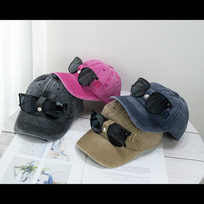 Cat Ear Pilot Sunglasses Baseball Cap