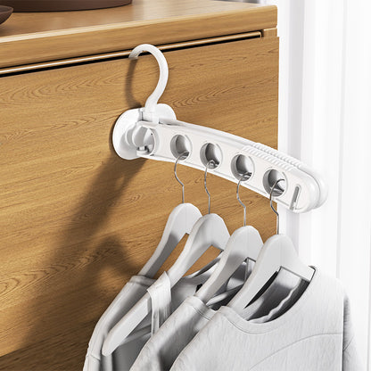 Foldable portable clothes rack
