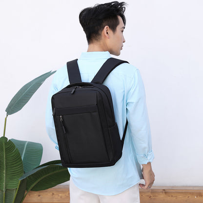 Three-piece USB charging backpack computer bag