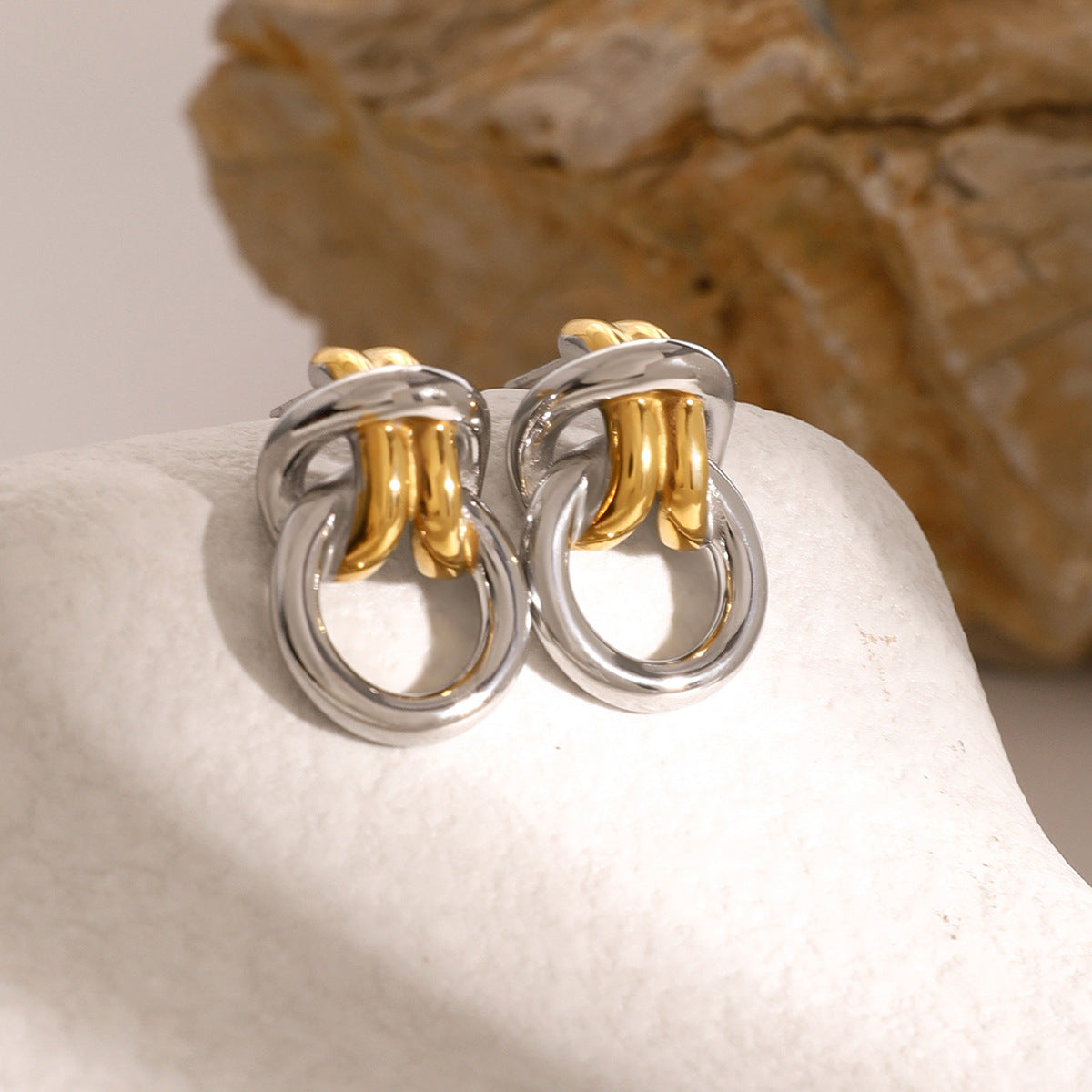 high-end stainless steel earrings