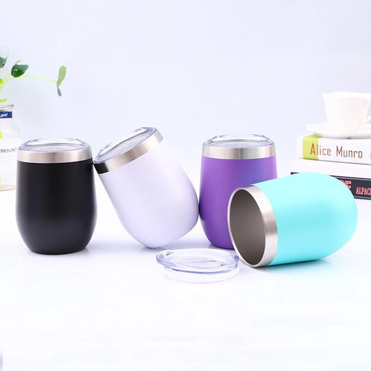 Printed laser 12oz thermos cup