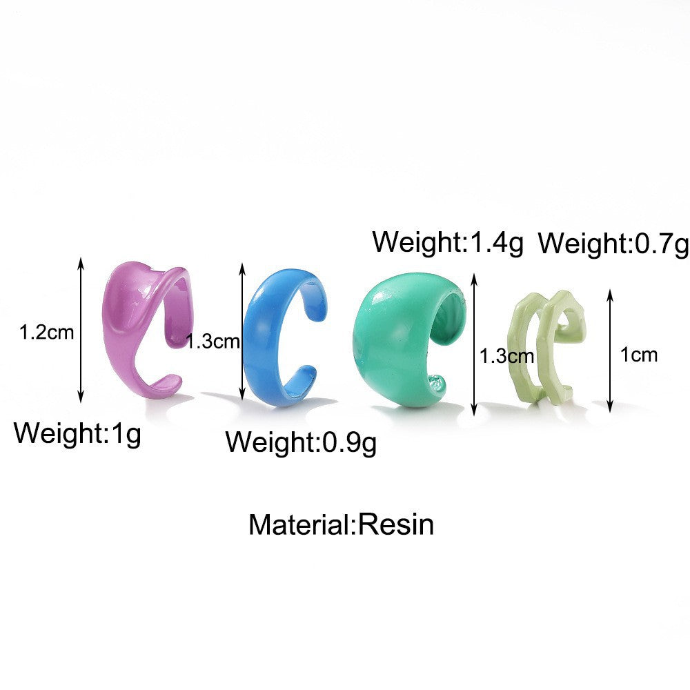 Ins Style No-Piercing Ear Clip Set