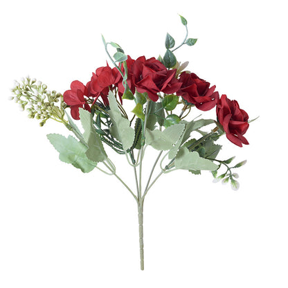 Simulation flower bunch corner rose silk cloth small bouquet
