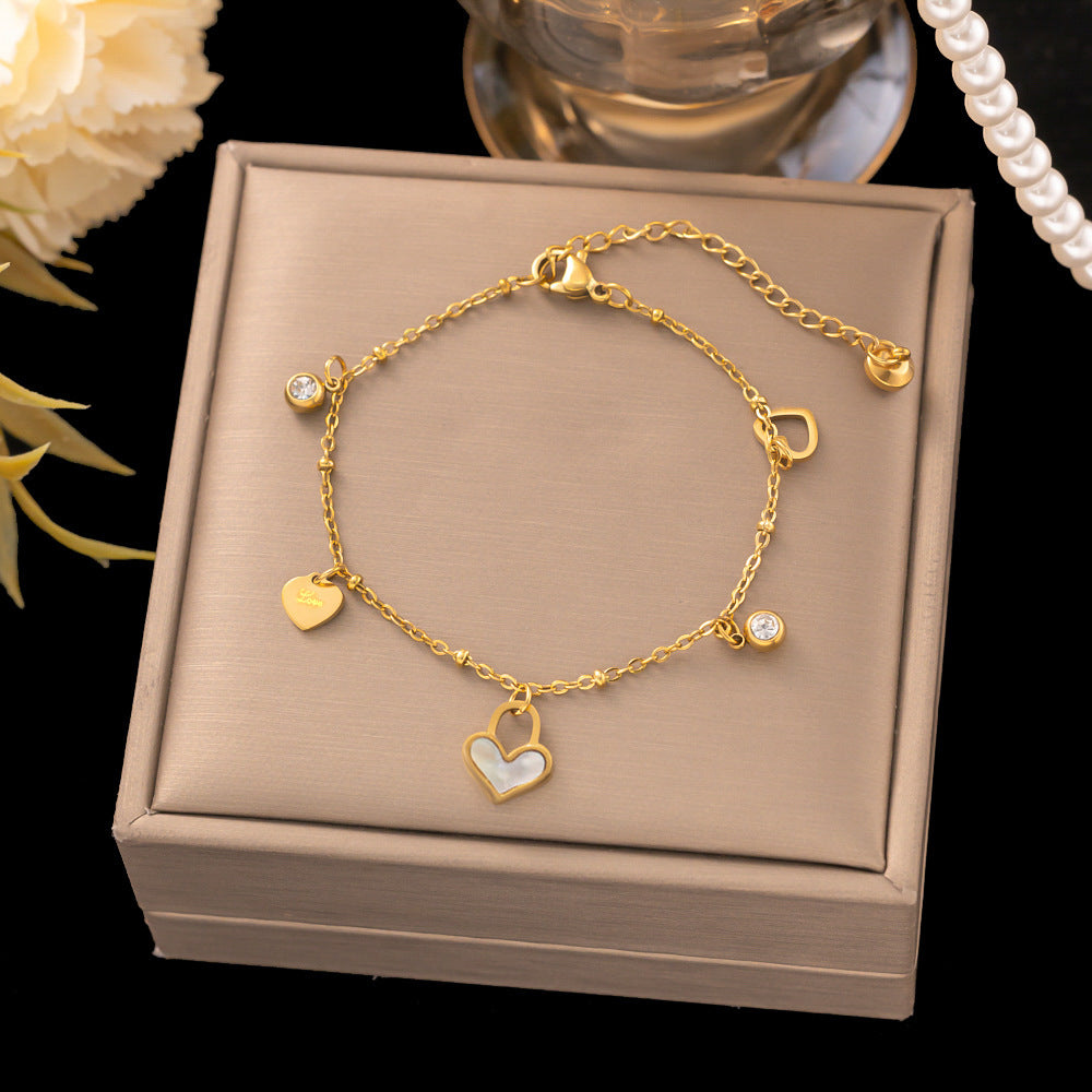 18K Gold Titanium Steel Bracelet