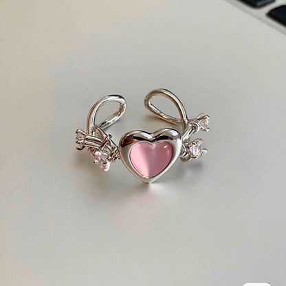 Nicho para anillo de piedra lunar vintage 