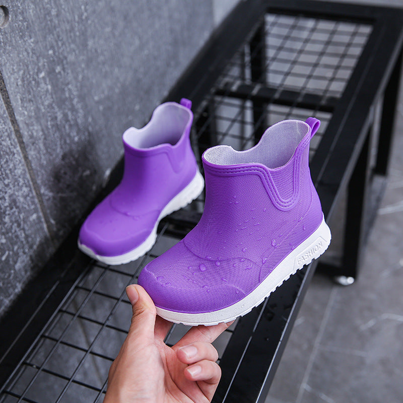 Fashion rain shoes for girls