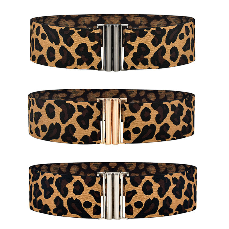 Belt leopard print