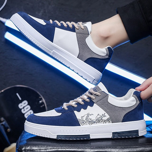 Trendy Thick-Soled White Sneakers