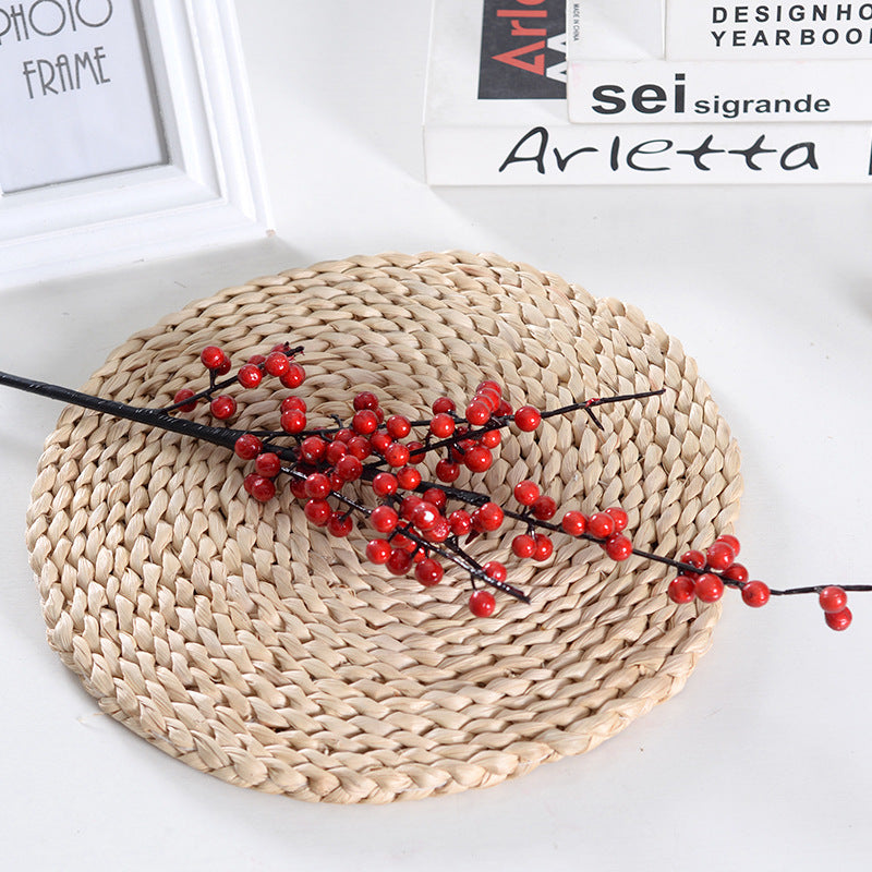 Simulación de fruta de acebo fruta roja fruta de la fortuna 