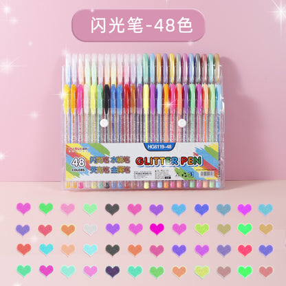 Color glitter neutral pen