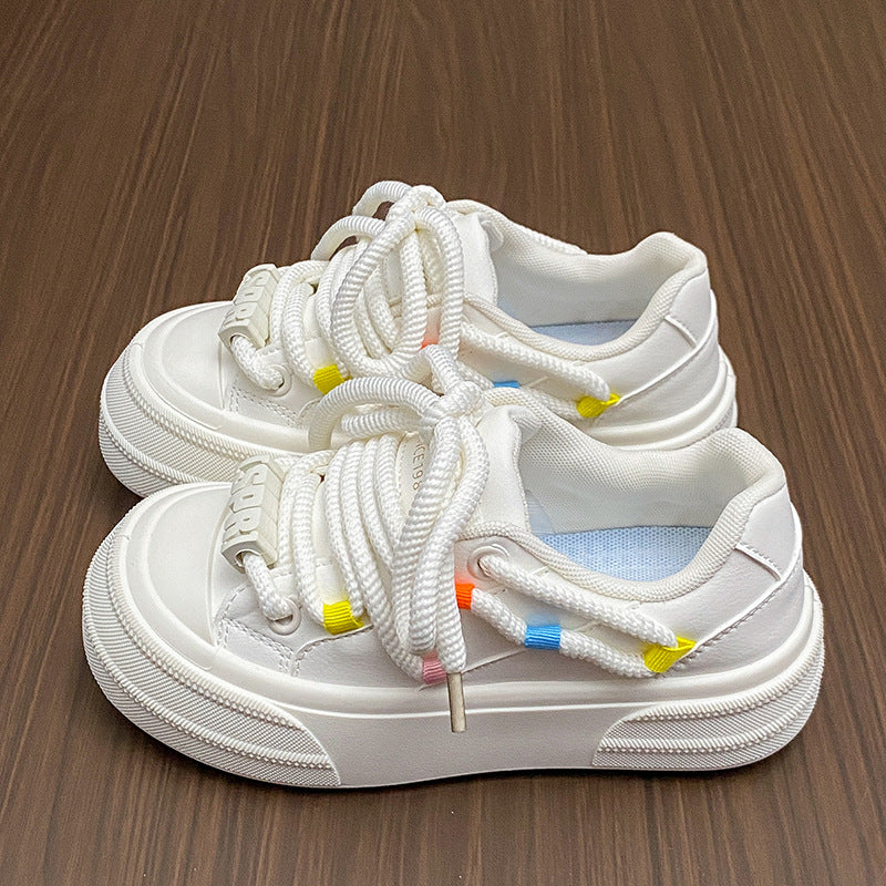 Summer new women's soft sole height-increasing sneakers
